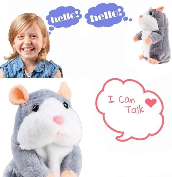 (🎄EARLY CHRISTMAS SALE - 50% OFF) 🎁Talking Hamster Plush Toy -🚚Buy 2 Get Free Shipping