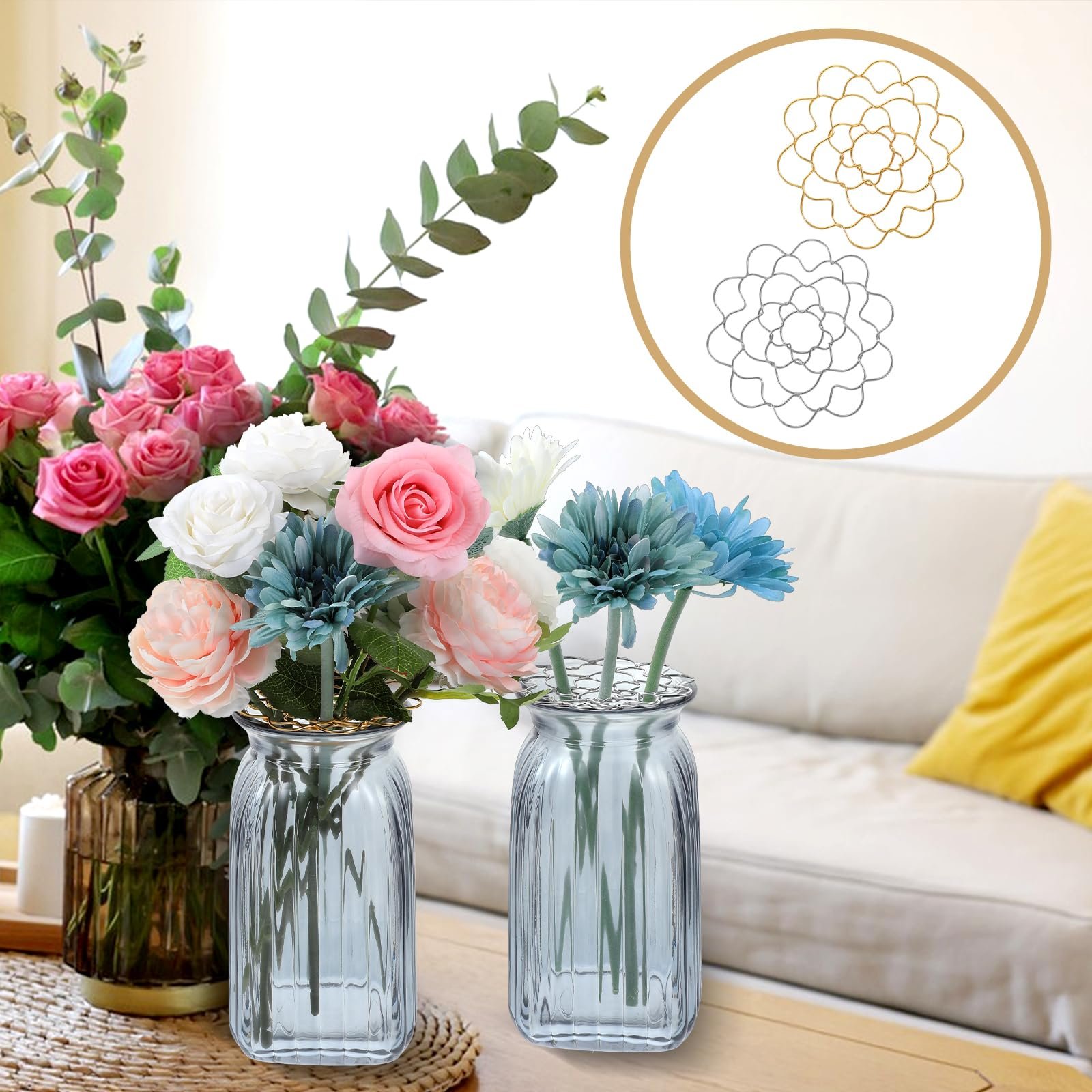 🎁TikTok Last Day Sale - 70% OFF🎉🌸Stainless Steel Floral Grid Organizer♻️