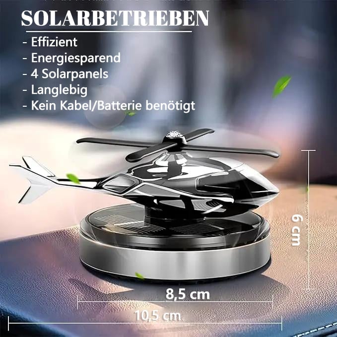 🔥Letzter Tag Verkauf 49% Rabatt🚁 Solarbetriebener rotierender Hubschrauber-Auto-Lufterfrischer