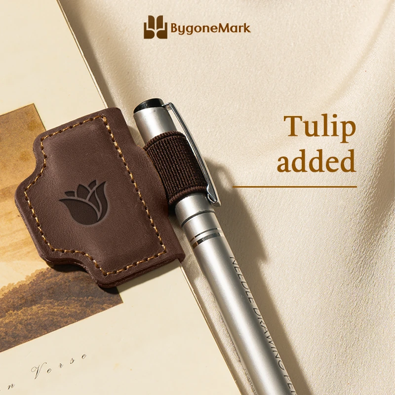 🔥Last Day Promotion 50% OFF🔥Personalized Magnetic Leather Pen Holder Bookmark