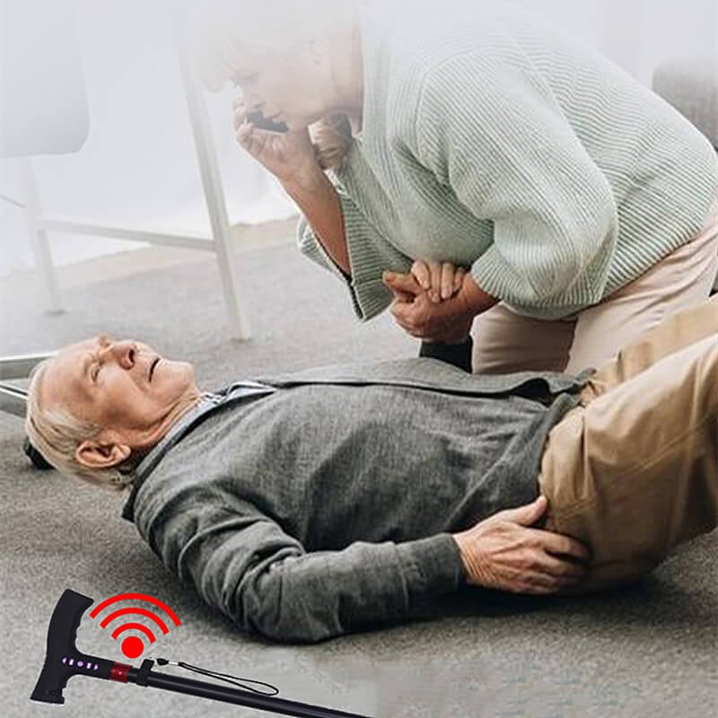 🎁TikTok Last Day Sale - 70% OFF🔥Smart Walking Cane With Automatic Alarm When The Elderly Fall Down