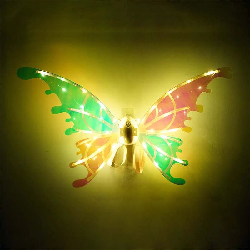 (🎄2023-Christmas Hot Sale🎁)Electric Butterfly Wings With Music Lights