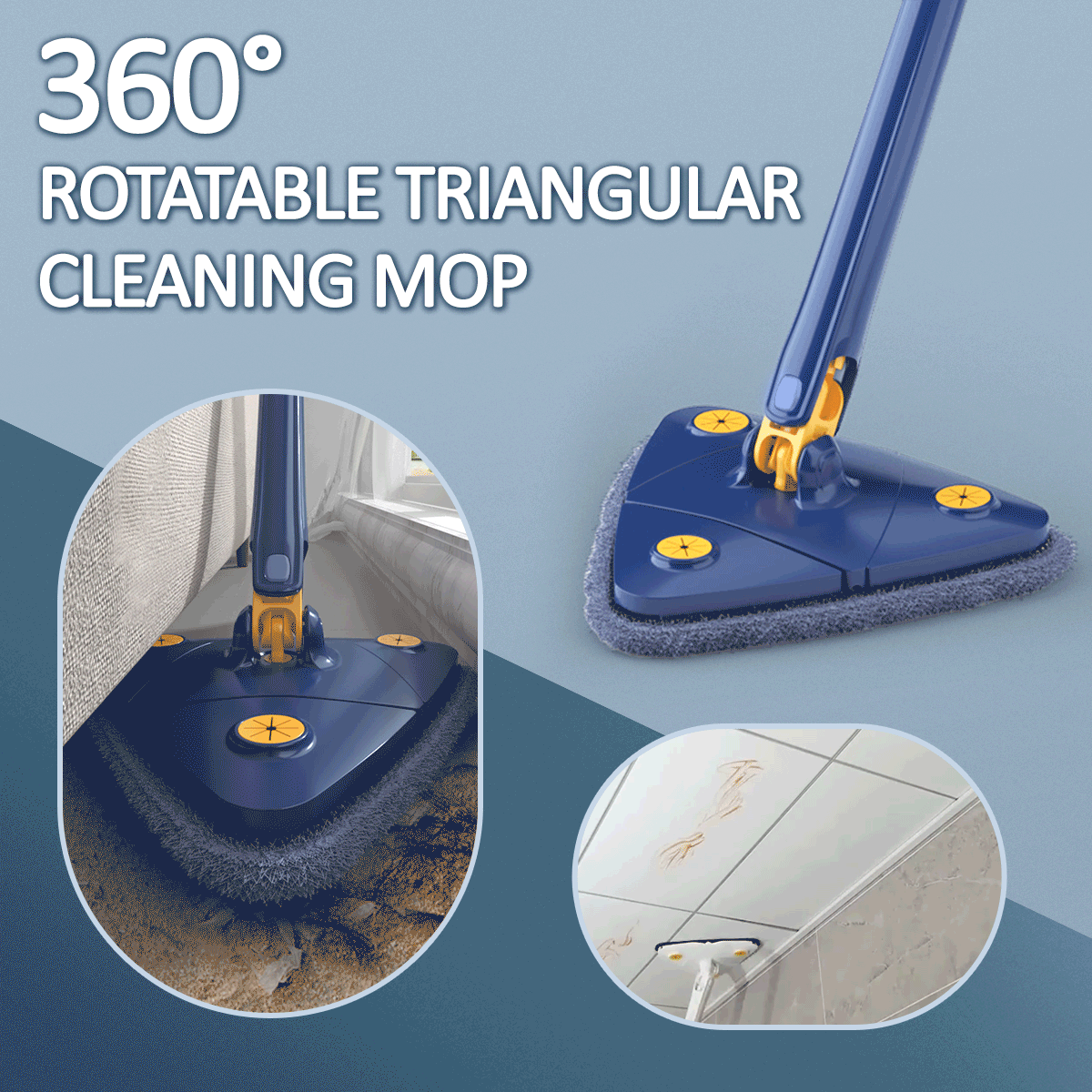 (🔥Last Day Promotion- SAVE 48% OFF) 360° Rotatable Adjustable Cleaning Mop (BUY 2 GET FREE SHIPPING)