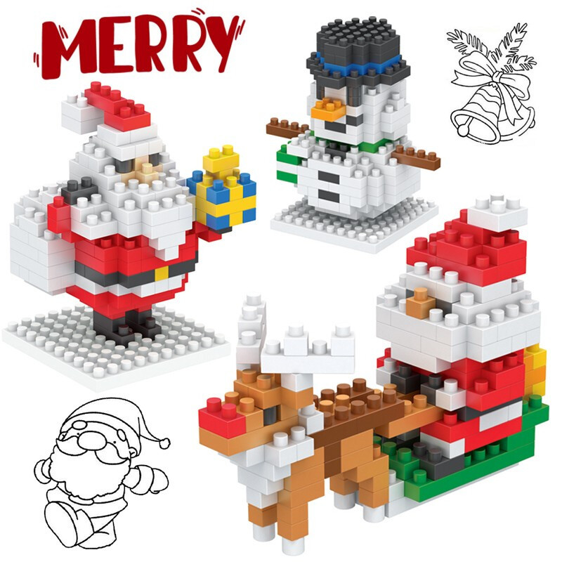 (🌲EARLY CHRISTMAS SALE - 50% OFF) 2024 Limited Christmas Series DIY Creative Building Block Model