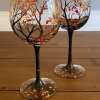 🔥Last Day Promotion - 70% OFF🎁Four Seasons Tree Wine Glasses - Hand Painted Art