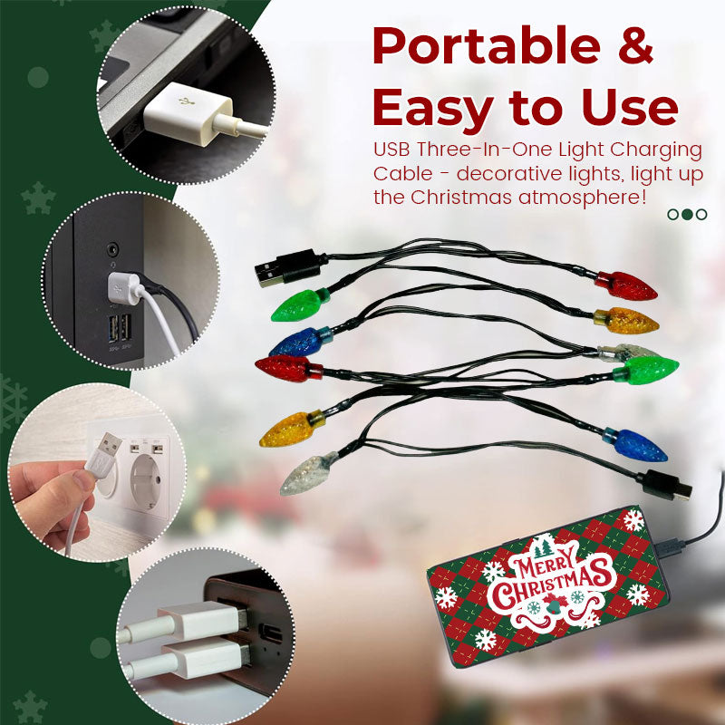 🎄TikTok Christmas Sale - 70% OFF🎄LED light string charging cable