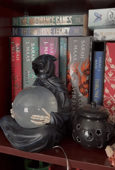 🔥Discount Only For Today!🧙‍♂️🔮 Death God Crystal Ball - Spellbound Style for Your Shelf