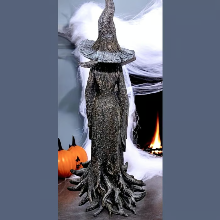 🔥LAST DAY 50% OFF - 🧙‍♀️Hand-Painted Enchanting Witch Statue: The Guardian of Your Home