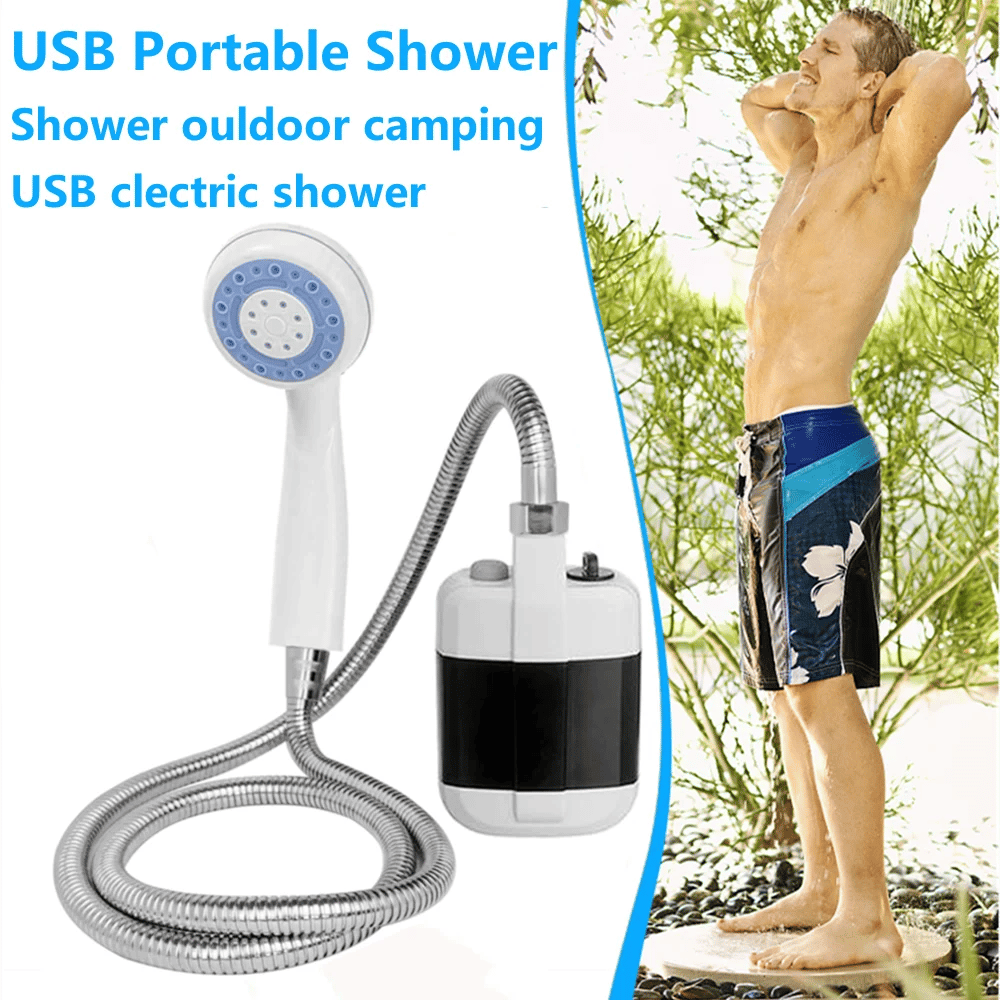🚿 Stay Fresh Outdoors – 49% OFF – ✨ Portable Camping Shower with Adjustable Flow – For Easy & Convenient Outdoor Cleaning!