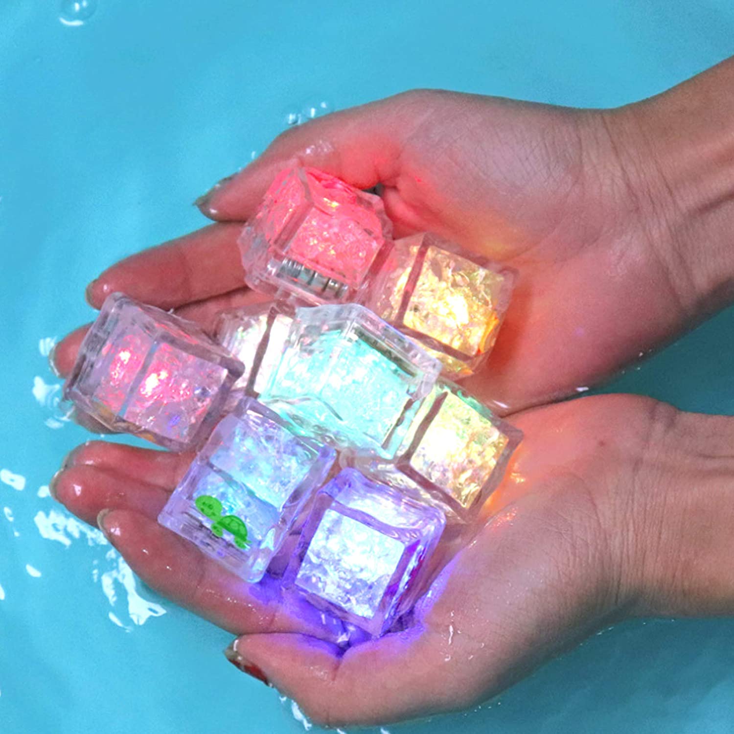 (🔥LAST DAY PROMOTION - SAVE 50% OFF)  LED Ice Cube Bath Toy