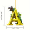 🔥Last Day Promotion - 70% OFF🎁🦖🦖Christmas Dinosaur Alphabet Ornaments🎁Customized By Your Choice Freely