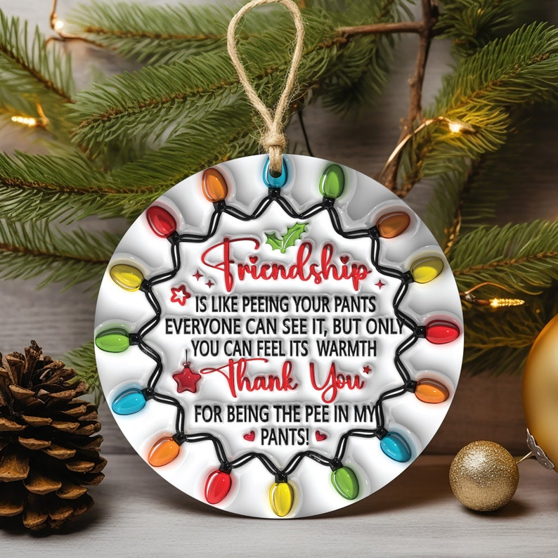 Friendship  Ornament-🎁Awesome Friend