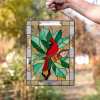 🔥Handmade Bird Stained Glass Window Panel-Buy 2 Free Shipping