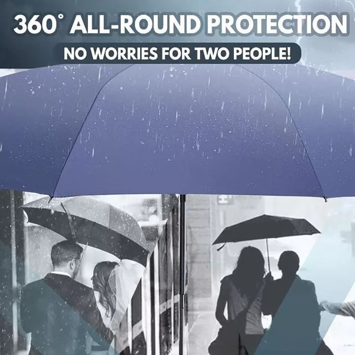 (🎄Early Christmas Sale - 49% OFF) Windproof LED Sun & Rain Umbrella Send Leather Case - Buy 2 Free Shipping
