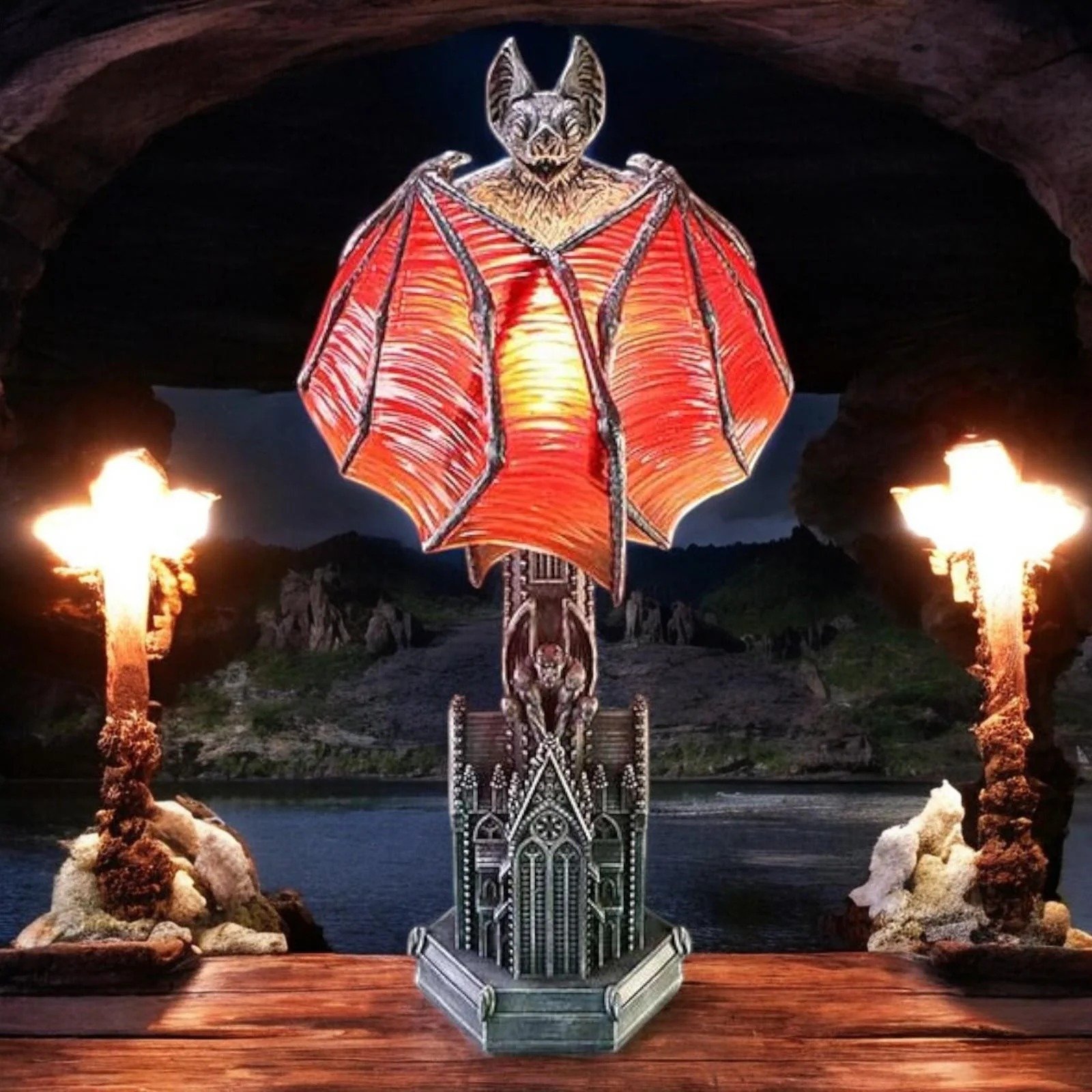 🎁TikTok Last Day Sale - 70% OFF🦇Gothic Wings of Night：Halloween Lamp