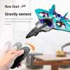 (🌲EARLY CHRISTMAS SALE - 50% OFF) 🎁V17 Jet Fighter Stunt RC Airplane(Free Shipping)