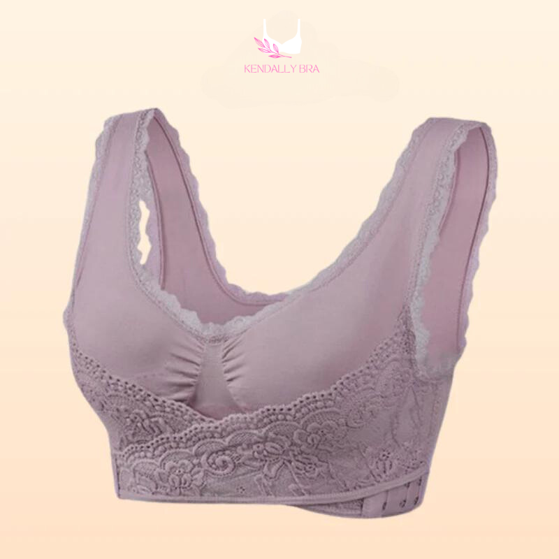 LAST DAY SALE 70% – Comfy Corset Bra Front Cross Side Buckle Lace Bras