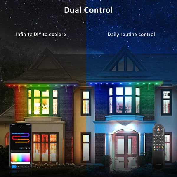 🔥Last Day Promotion 50% OFF🔥Christmas Smart Rainbow LED Outdoor Light - Smartlight