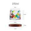 Italian Diamond Art Rocking Whiskey Glass
