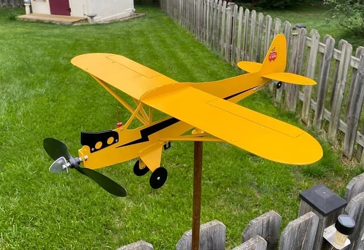 🔥Mother's Day Sale 50% OFF💗Piper J3 Cub Airplane Weathervane