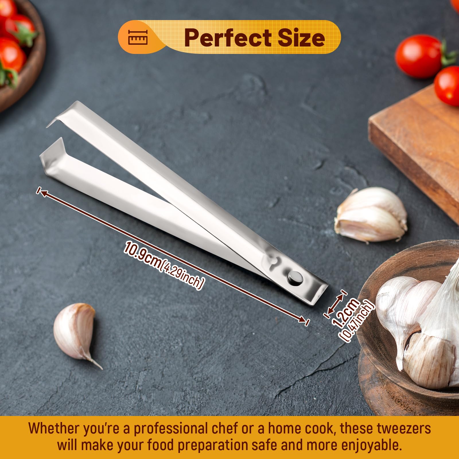Garlic Tweezer Peeler: Precision and Efficiency