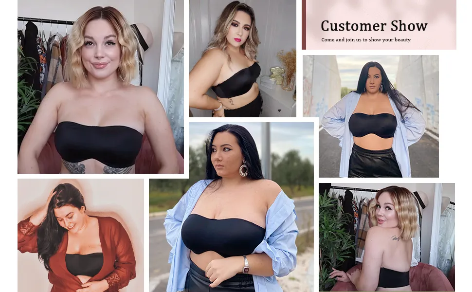 🔥LAST DAY 50% OFF - Full Support Non-Slip Convertible Bandeau Bra (Buy 2 Free Shipping)