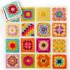 [50 Mix & Match Designs]The Granny Square Card Deck