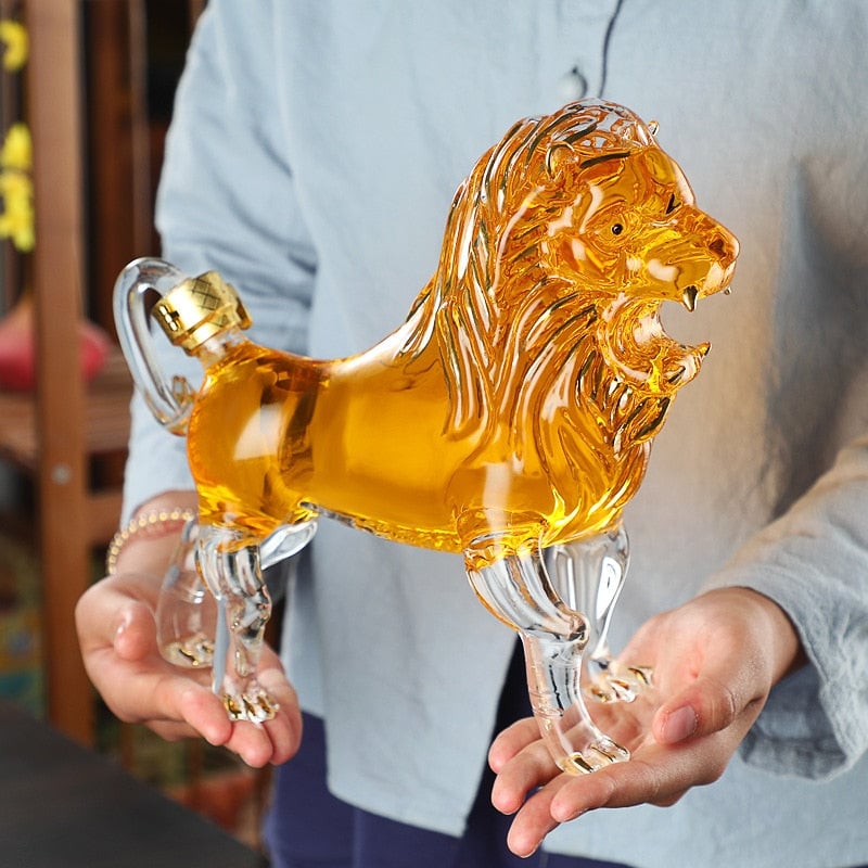King of the Jungle Decanter