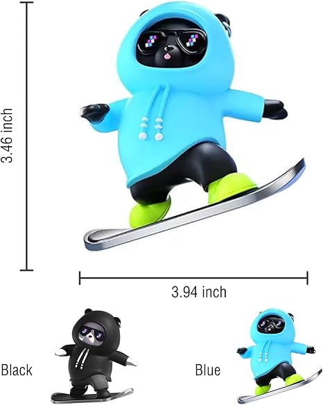 🔥2024 New Car Ornament🔥 - Skateboarding Bear Car Decor