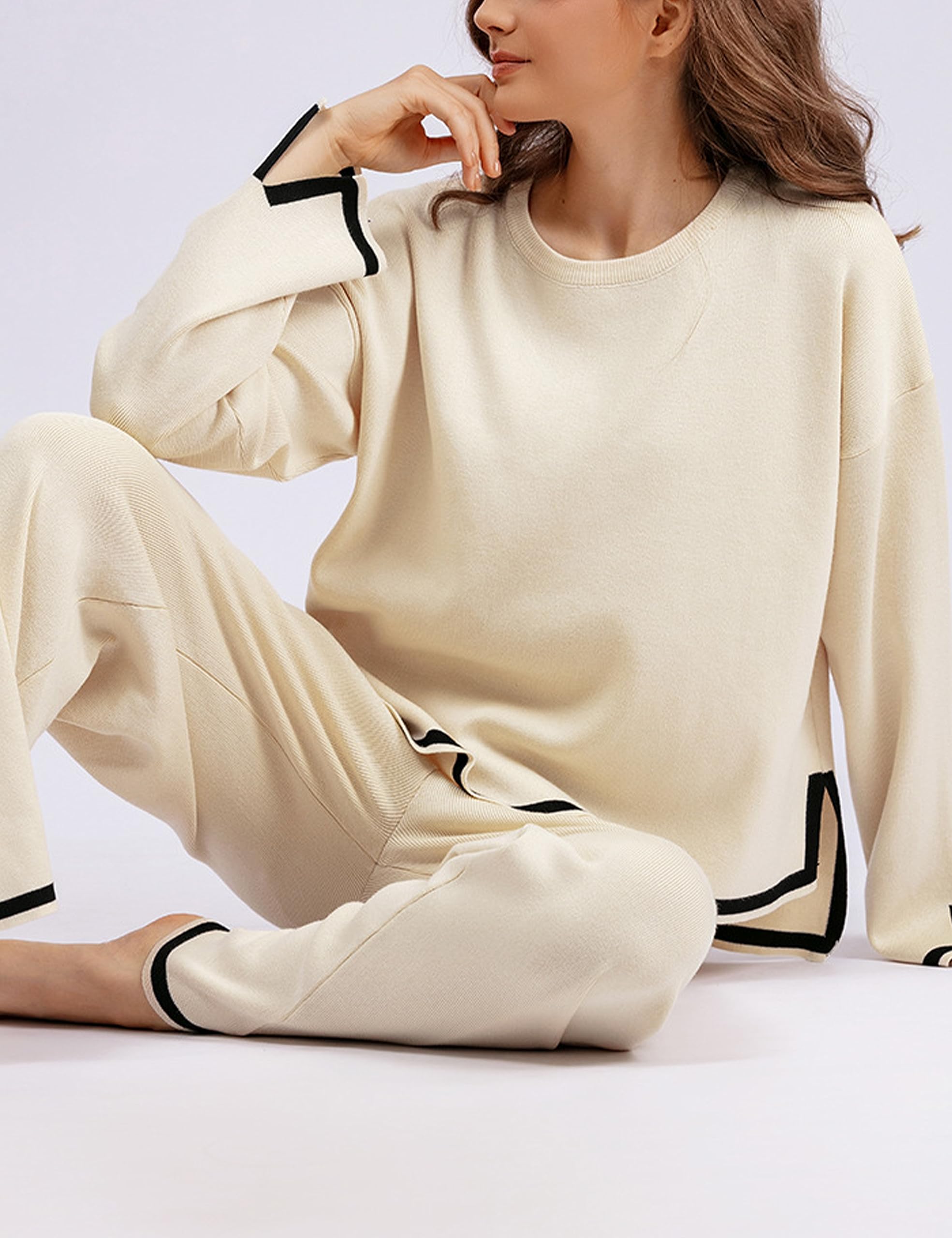 [Last Day Promotion] Classy Elastic Knit Lounge Set (LIMITED TIME FREE SHIPPPING)