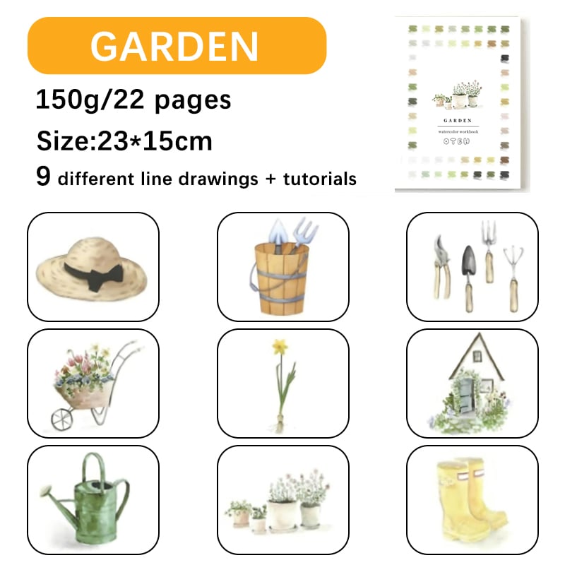 💕𝙊𝙏𝙀𝙃® Watercolor Workbook