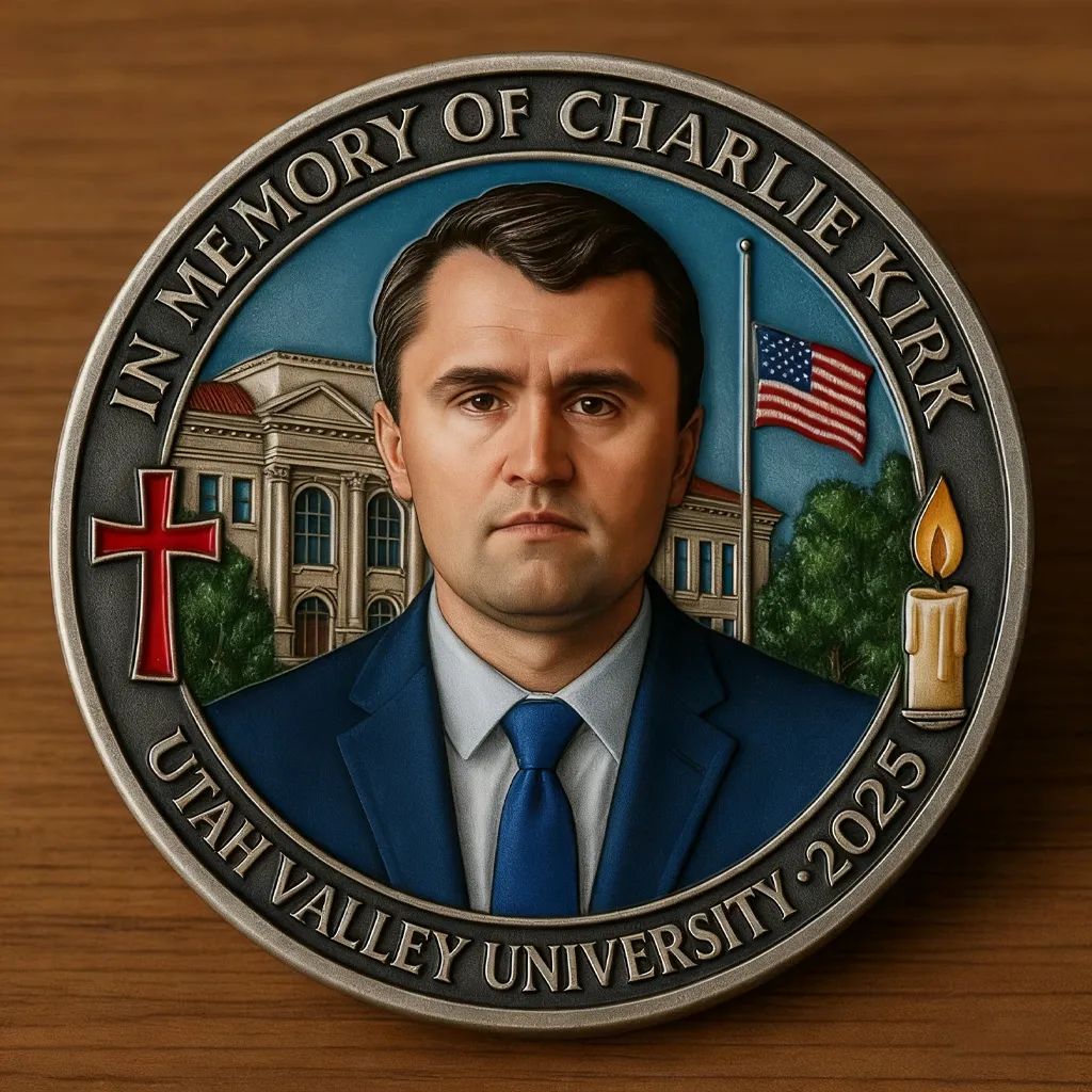 🙏🕊️ Charlie Kirk Commemorative Coin Set—🕯️Dedicated to the True Patriot