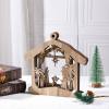 3D Christmas Nativity Scene Ornament With LED Light