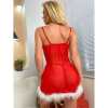 SHEMESIX Sexy Pretty In Red Secret Santa Chemise Lingerie