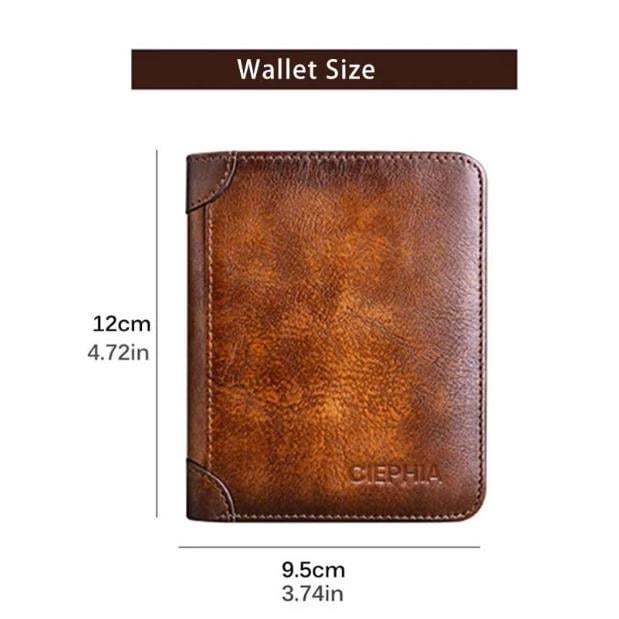 🔥Last Day Promotion 48% OFF-🎁- Multi-functional RFID Blocking Waterproof Durable Genuine Leather Wallet💰