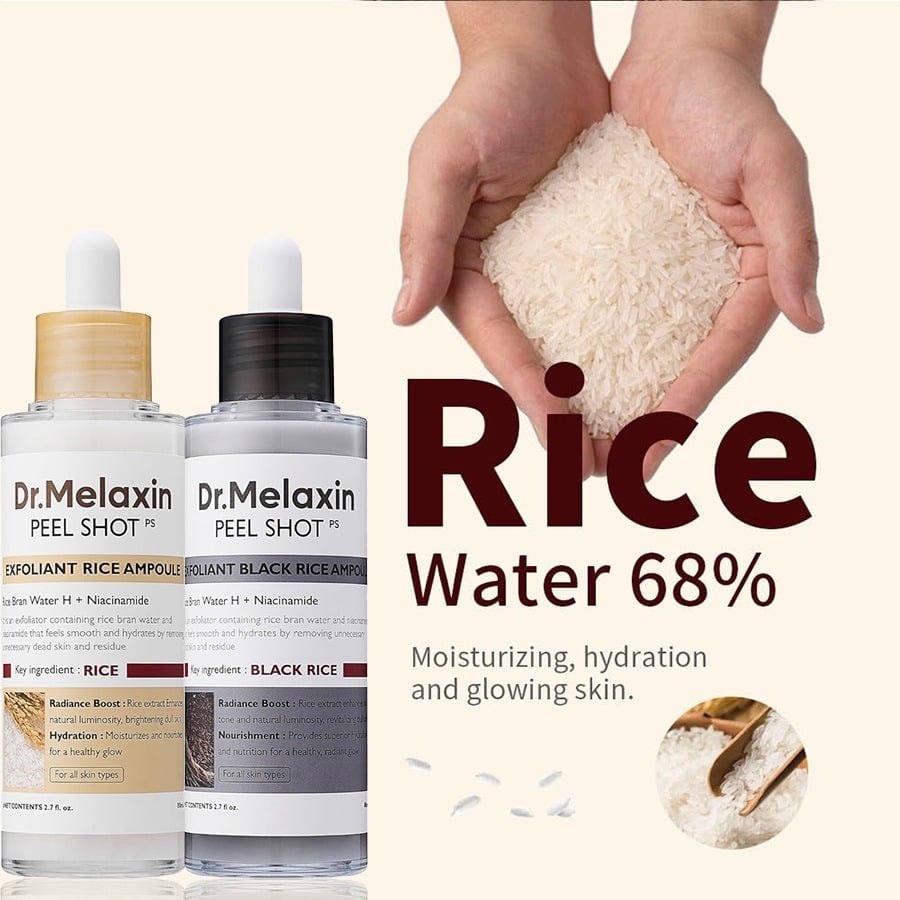🔥Peel Shot Glow Rice Ampoule Duo