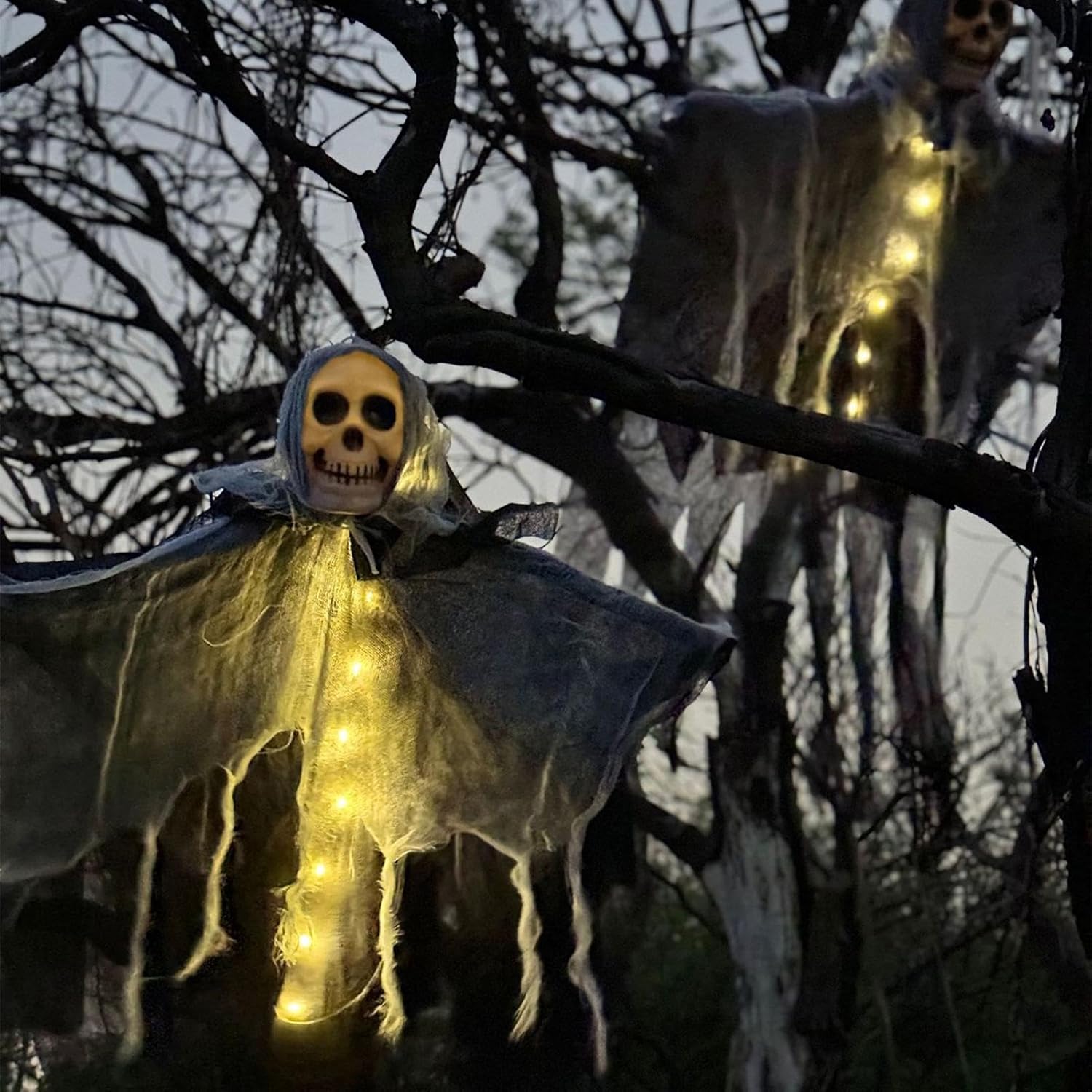 (🎃Halloween Eve Buy 3 Save 20% & Free Shipping) Halloween Fabric Skull Decorative Lamp