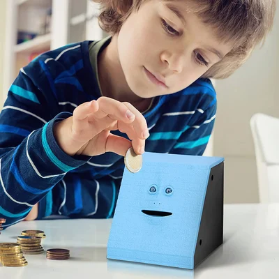 (🎅EARLY CHRISTMAS SALE - 50% OFF) 🎁Coin Eating Face Bank, Buy 2 Free Shipping Only Today🚚