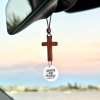 🔥Last Day Sale - 50% OFF💥Bible Verse Car Rearview Hanging Cross Ornament