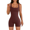 [Last Day Promotion 49% OFF] Seamless Square Neck One Piece Sport Romper Or Jumpsuit