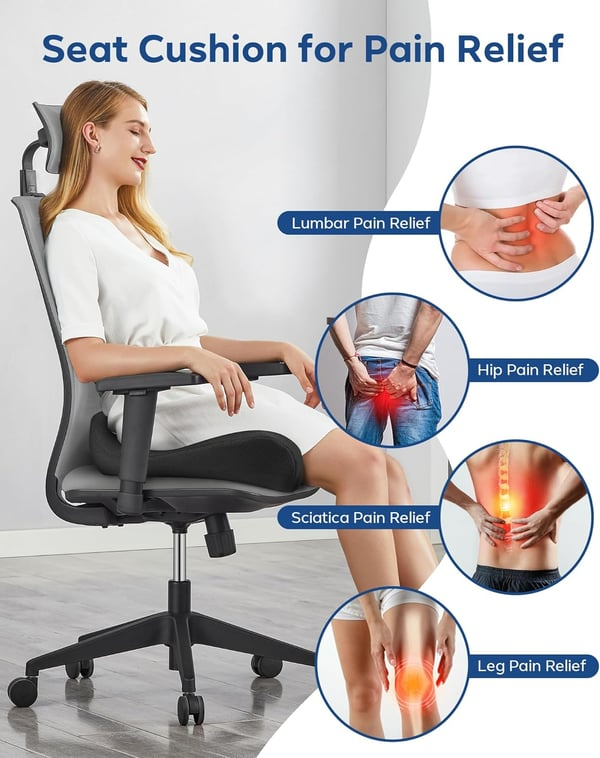 🔥Last Day Promotion 50% OFF🔥Ergonomic Memory Foam Seat Cushion