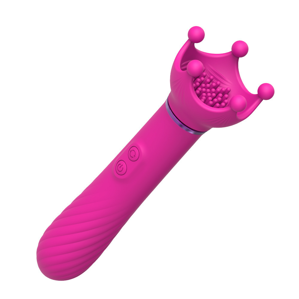 SHEMESIX - Female Masturbation Device Statue Of Liberty 10-Frequency Vibration 5-Frequency Rotating Vibration Massage Stick