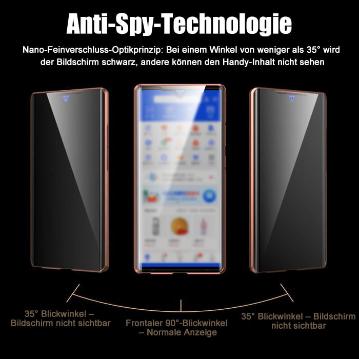 📢Letzter Tag: 49% Rabatt🔥Magnetische doppelseitige Handyhülle aus gehärtetem Glas für Samsung