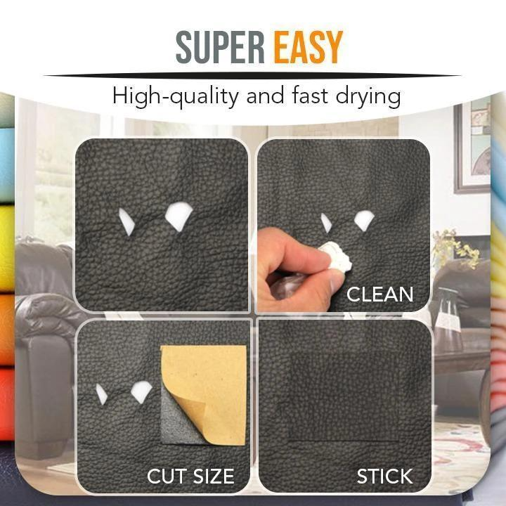 (Early Christmas Sale- 48% OFF) Waterproof, Wear-Resistant, Self-Adhesive Cuttable Leather Repair Patch