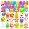 🎁🥚12/24 PCS Easter Eggs Prefilled Slow Rising Squishy Toys