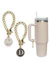 Letter Charm Accessories for  Cup 2PCS Initial Name ID Personalized Handle Charm for  Tumbler