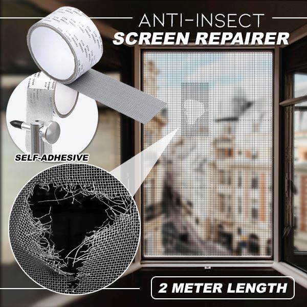 (🔥Last Day Promotion- SAVE 48% OFF)Anti-Insect Screen Repairer--buy 2 get 2 free（4pcs）