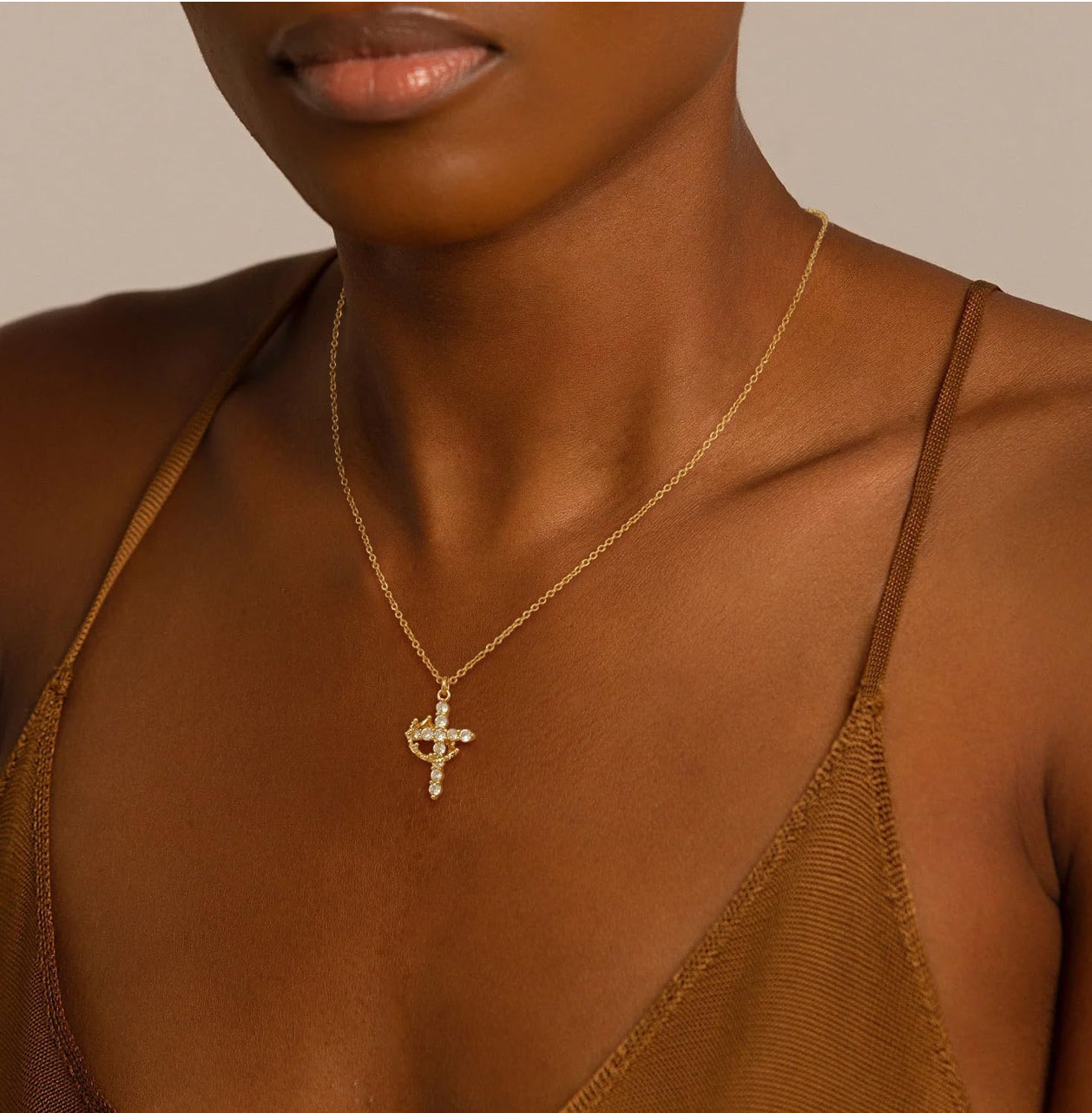 🔥Crowned Cross Necklace