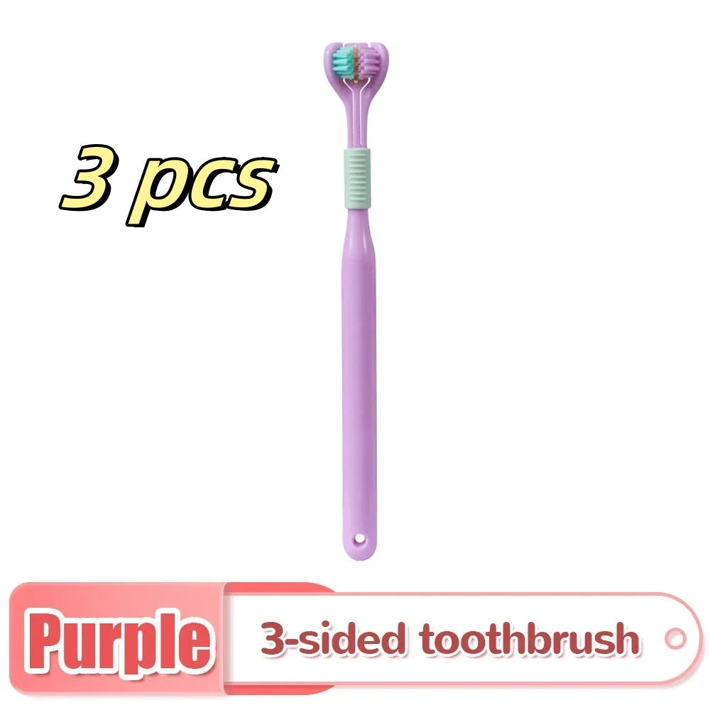 💥LAST DAY SALE 40% OFF💥3D Stereo Three-Sided Toothbrush