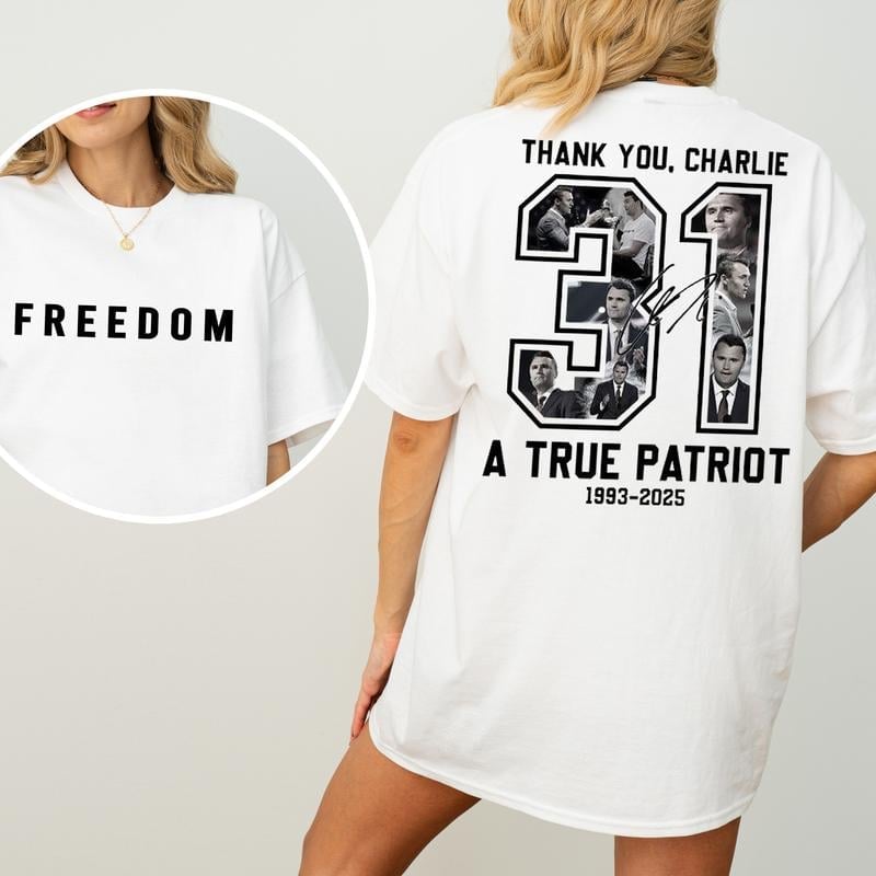 🙏60% OFF For Charlie's Fans - 🎗️🕊️Charlie Kirk Memorial T-shirt